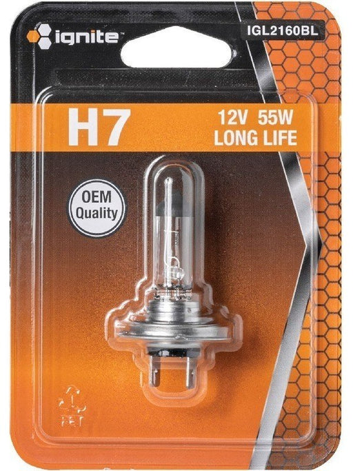 Ignite H7 Halogen Globe 12V 55W Long Life IGL2160BL Ignite - Micks Gone Bush
