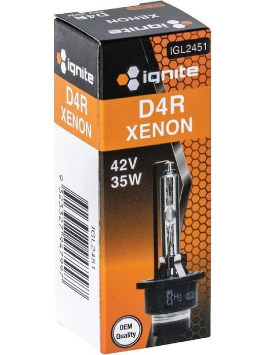 Ignite D4R HID Halogen Globe 42V 35W P32d-6 Base 4300K Pack of 1 IGL2451 Ignite - Micks Gone Bush