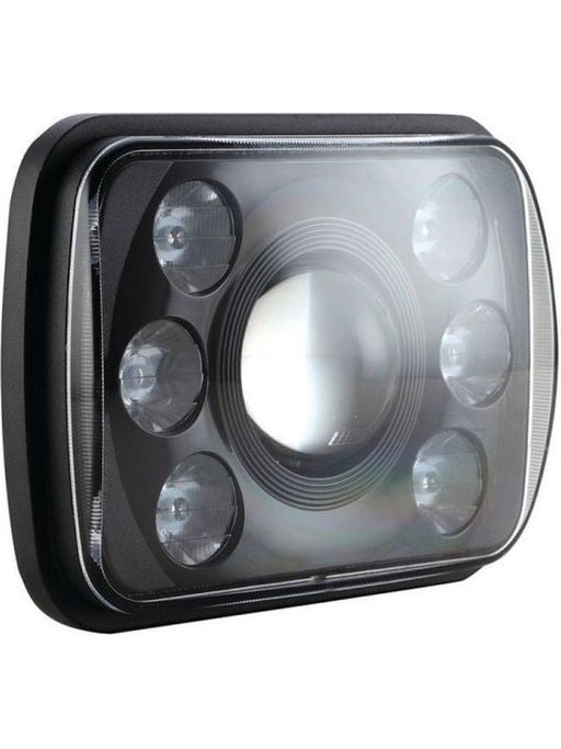 Ignite 7"X5" LED H/Light 9-36V High Low Beam Black Face 7Leds 65W 1800 IHL200SB Ignite - Micks Gone Bush