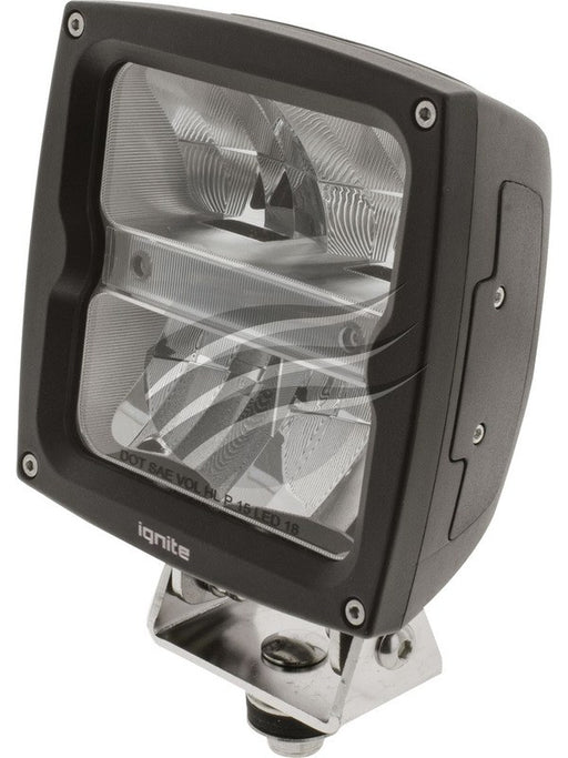 Ignite LED Headlight High/Low Beam 10-30V 60W 10" LED Black Housing IHL4B Headlights Ignite - Micks Gone Bush