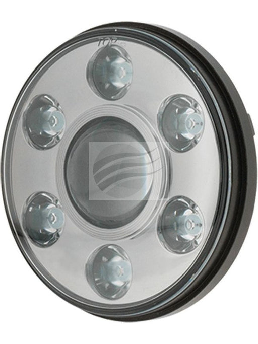 Ignite 7" LED H/Light 9-36V High /Low Beam Chrome Face 7Leds 65 Watt IHL7RC Ignite - Micks Gone Bush