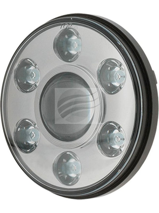 Ignite 7" LED H/Light 9-36V High /Low Beam Chrome Face 7Leds 65 Watt IHL7RC Ignite - Micks Gone Bush