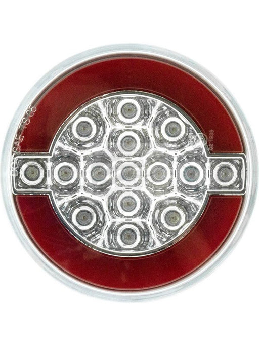 Ignite Zeon LED Stop/Tail Lamp 10-30V 15 Led's White 210mm Cable ISL100R Ignite - Micks Gone Bush
