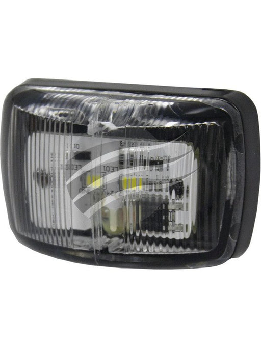 Ignite LED Front End Outline Marker Lamp 2"LED Black Housing Clear Lens ISL431W Ignite - Micks Gone Bush