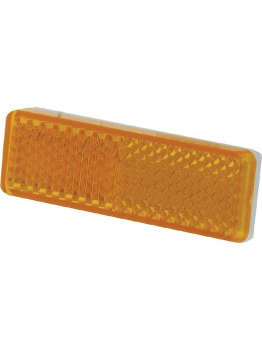 Ignite Amber Reflex Reflector Self Adhesive Base 70x20x7.5mm Pack of 1 ISL823A Ignite - Micks Gone Bush