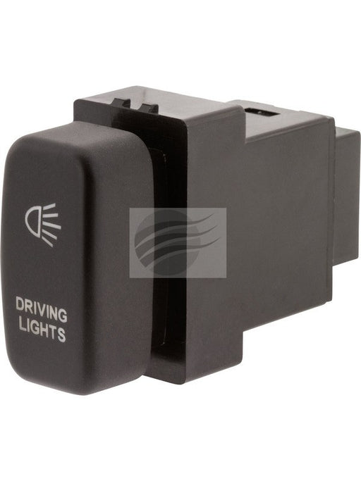 Ignite Push Button Switch On/Off 12V Driving Light Red Illum ISW101 Ignite - Micks Gone Bush