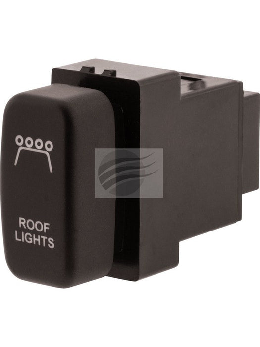Ignite Push Button Switch On/Off 12V Roof Lamp Red Illum For Mitsubishi ISW121 Ignite - Micks Gone Bush