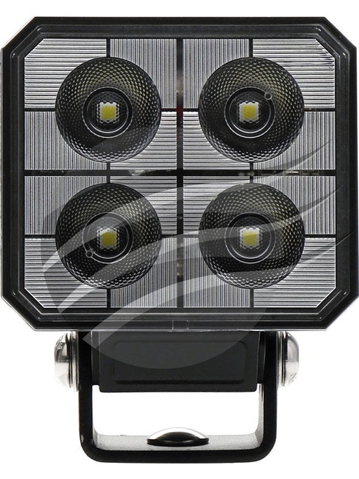 Ignite LED Square Worklamp Spot Beam 10 9-36V 40W 4 LEDs Black IWL0410SS Ignite - Micks Gone Bush