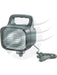 Ignite Halogen Worklamp 12/24V Flood Beam W/Spiral Lead On/Of IWL1112FSL-12 Ignite - Micks Gone Bush