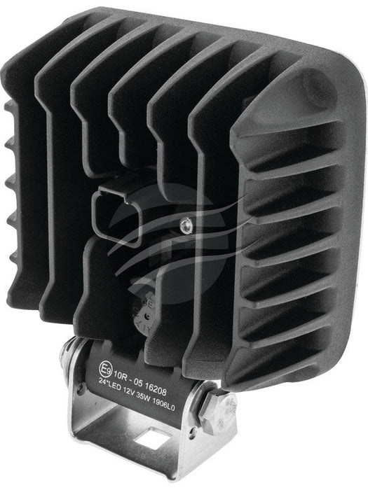 Ignite LED Square Worklamp Flood Beam 45 Deg 9-36V 35W 24 Leds Black IWL2415F Ignite - Micks Gone Bush