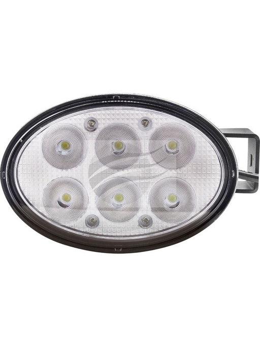 Ignite LED Oval Worklamp Spot Beam -10 60V 60W 6 Led's Black 6600 IWL610S Ignite - Micks Gone Bush