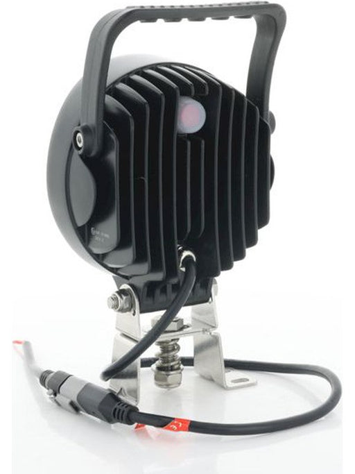 Ignite Led Round Worklamp Flood Beam With Handle & Switch 9-36V 54W IWL9654F Ignite - Micks Gone Bush