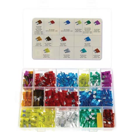 OEX Standard & Mini Blade Fuse Assortment Kit 371 Piece ACX1738 FUSE ASSORTMENT OEX - Micks Gone Bush