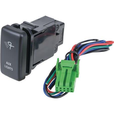 Drivetech 4X4 OE Style Push Button Switch Aux Lights Symbol 12V 3A DT-11019 SWITCH DRIVETECH 4X4 - Micks Gone Bush