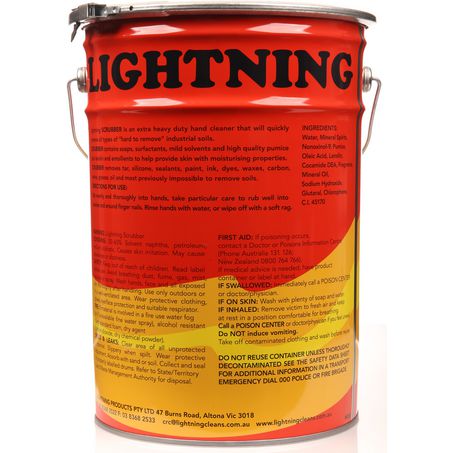 390J - LIGHTNING SCRUBBER HAND CLEANER 20KG Cleaners Lightning    - Micks Gone Bush