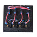 Drivetech 4X4 Rocker 4 Switch Panel On-off Spst 12/24V Blue Illumination DT-11030 SWITCH DRIVETECH 4X4 - Micks Gone Bush