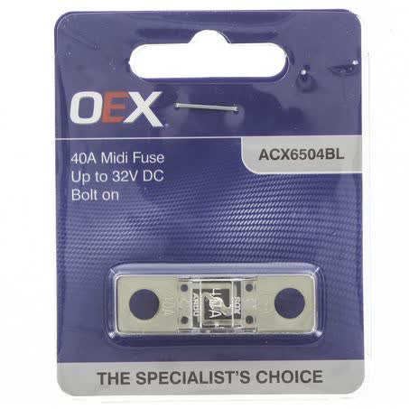 OEX Midi Fuse 40A Bolt On Single Pack ACX6504BL FUSE OEX - Micks Gone Bush