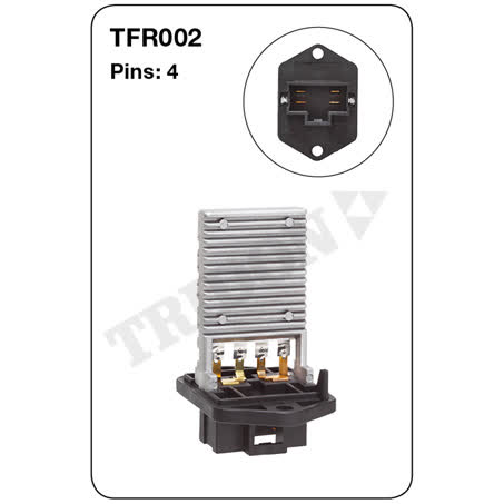 Tridon Air Conditioning Resistor TFR002 4 Pin AIR CONDITIONING RESISTOR TRIDON - Micks Gone Bush