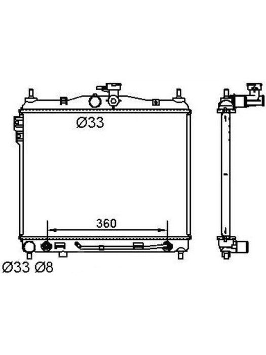 Jayrad Radiator JR5110J Radiators Jayrad - Micks Gone Bush