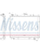 Nissens Rad Great Wall X240 Manual 2007> 2.0L 2.4L JR5300J Nissens Nissens - Micks Gone Bush