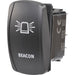 Narva Sealed Rocker Switch Off/on Spdt 12V/24V Amber LED Illuminated Beacon Symbol 63234BL SWITCH NARVA - Micks Gone Bush