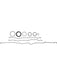 Mahle Engine Gasket Set Timing Cover Set 5.0 L Ford Coyote Kit JV5187 Engine Gasket Sets Mahle - Micks Gone Bush