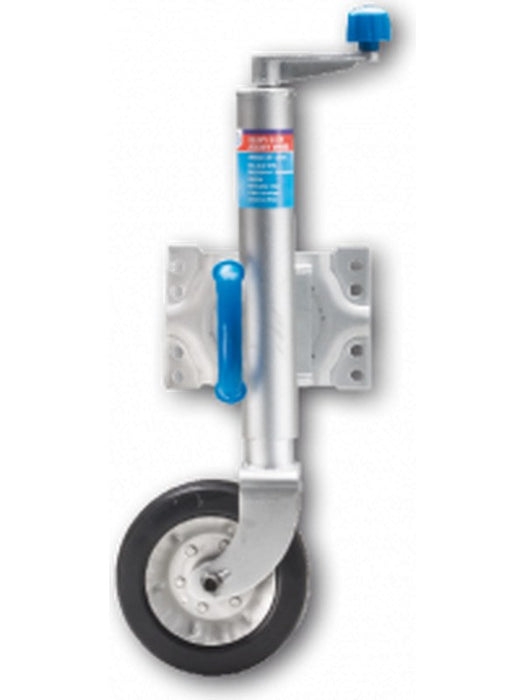 ARK 8" Jockey Wheel Heavy Duty Steel Rim with U-Bolt Swivel Bracket Solid JW8SUHD ARK - Micks Gone Bush