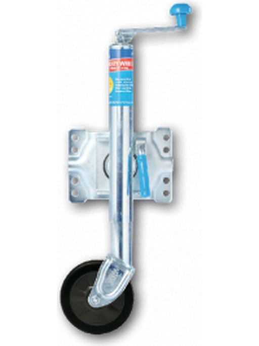 ARK 6" Economy Jockey Wheel Poly Proplylene Wheel - U-Bolt Swivel JWE6SU ARK - Micks Gone Bush