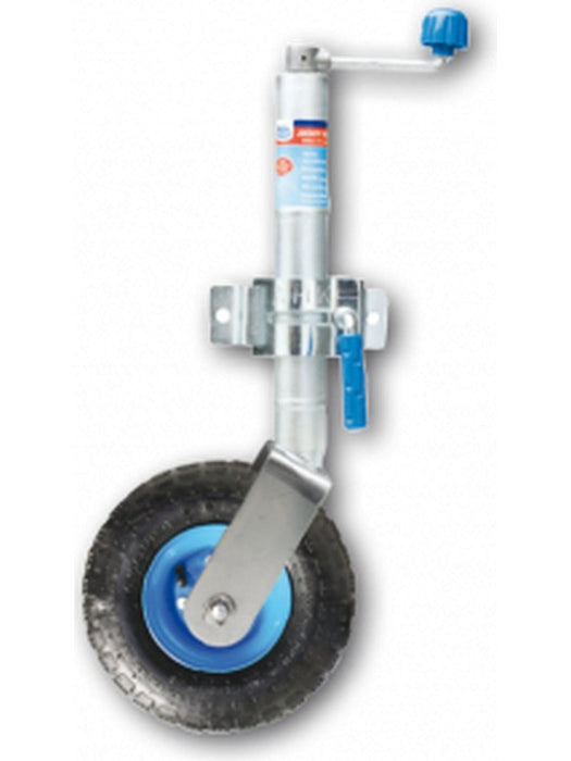 ARK 10" Jockey Wheel Pneumatic Wheel with Bolt On/Weld On Clamp JWN10CP ARK - Micks Gone Bush