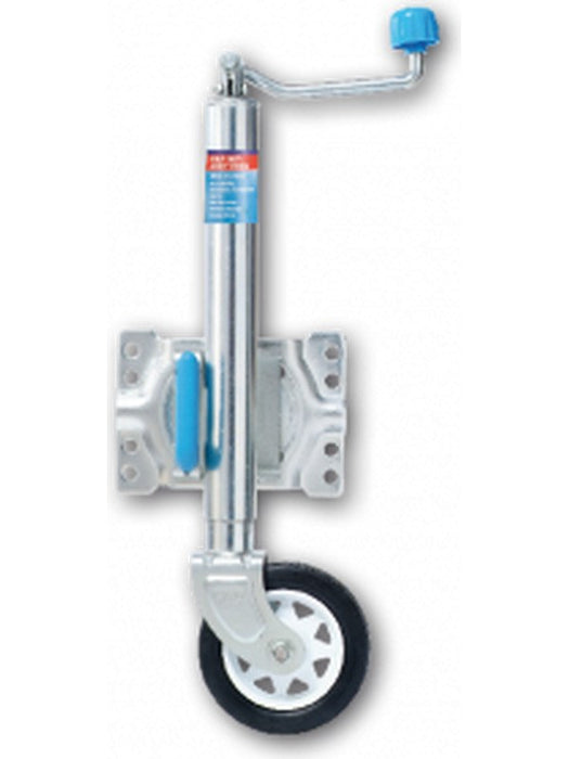 ARK 6" Premium Jockey Wheel Powder Coat Sunraysia Steel Rim Swivel U-Bolt JWP6SU ARK - Micks Gone Bush