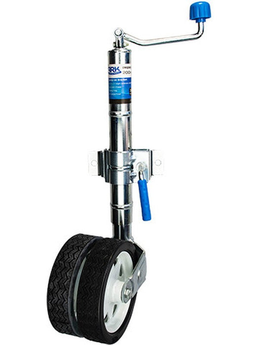 ARK 8" Premium Jockey Wheel Powder Coat Twin Sunraysia Steel Rim Bolt JWP82C ARK - Micks Gone Bush