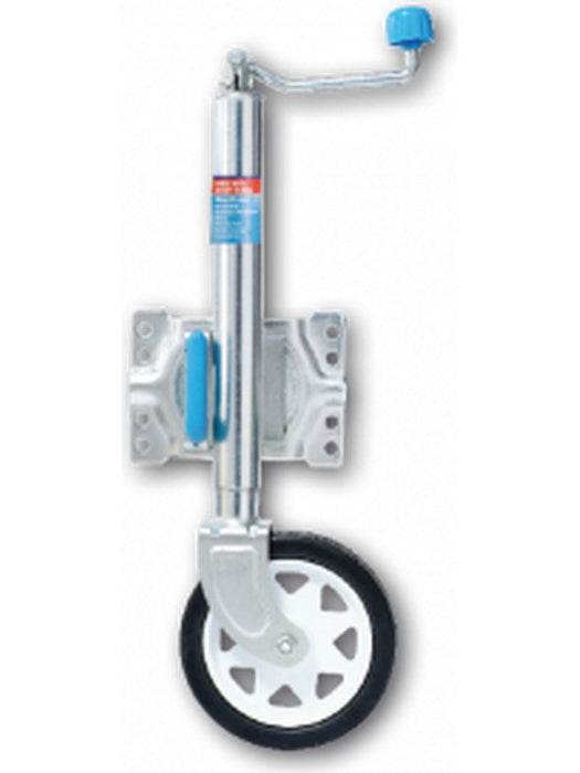 ARK 8" Premium Jockey Wheel Powder Coat Sunraysia Steel Rim Swivel U-Bolt JWP8SU ARK - Micks Gone Bush