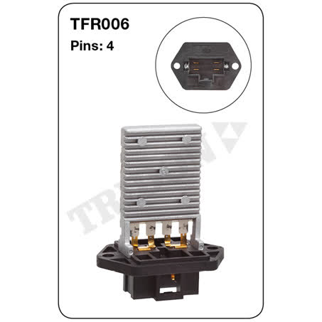 Tridon Air Conditioning Resistor TFR006 4 Pin AIR CONDITIONING RESISTOR TRIDON - Micks Gone Bush