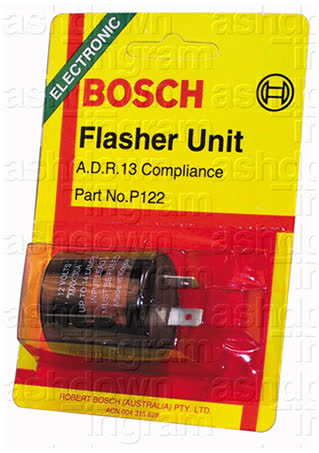 Bosch Flasher Unit 12V 2 Pin P122 FLASHER UNIT BOSCH - Micks Gone Bush