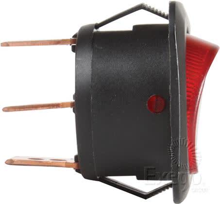 OEX Rocker Switch On/off Spst 12V Red Illuminated 25A ACX3765BL SWITCH OEX - Micks Gone Bush