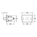 Hella Door Light Switch On Mom Off Spst 2A 12V Part No. 4550 SWITCH HELLA - Micks Gone Bush
