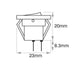 Hella Rocker Switch On/off Spst 10A 12V Part No. 4446 SWITCH HELLA - Micks Gone Bush