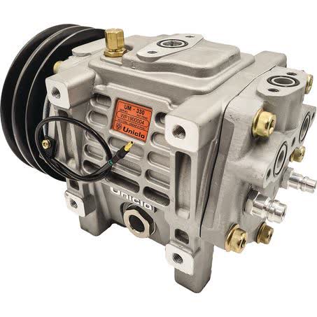 Unicla UM330 Air Conditioning Compressor 24V 168MM BB PAD R134A POE Oil Part No. CXU8735E UNIVERSAL UNICLA - Micks Gone Bush
