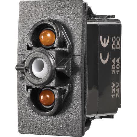 Narva Sealed Rocker Switch Off/on Spdt 12V/24V Blue LED 20A 63245BL SWITCH NARVA - Micks Gone Bush