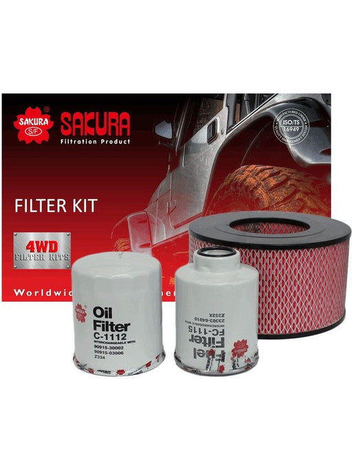 Sakura 4x4 Filter Service Kit [Ref Ryco RSK20] K-11060 Sakura - Micks Gone Bush