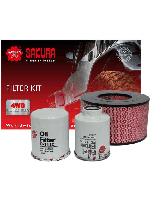Sakura 4x4 Filter Service Kit [Ref Ryco RSK20] K-11060 Sakura - Micks Gone Bush