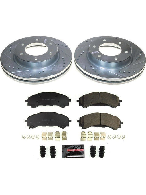 Power Stop Z23 Evolution Sport Brake Upgrade Kit Rotor and Pad Combo K8413 POWERSTOP - Micks Gone Bush