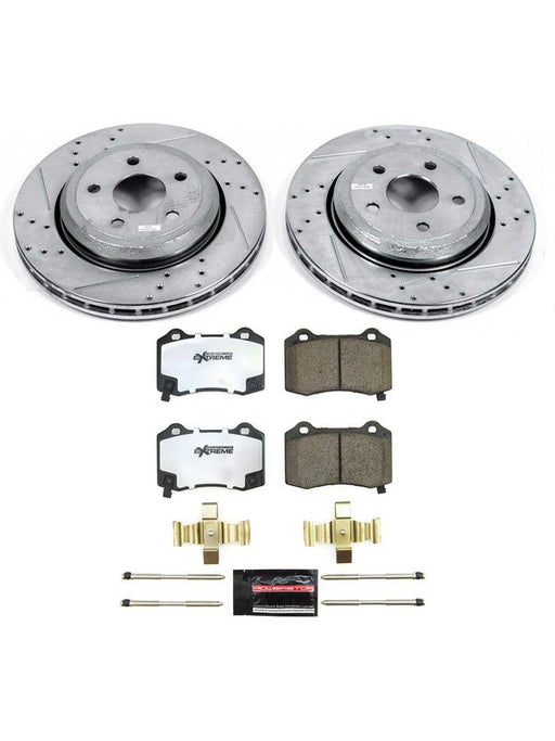 Power Stop Z26 Street Warrior Brake Upgrade Kit Rotor and Pad Combo K8758-26 POWERSTOP - Micks Gone Bush