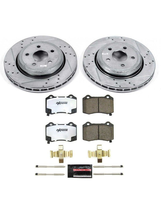 Power Stop Z26 Street Warrior Brake Upgrade Kit Rotor and Pad Combo K8758-26 POWERSTOP - Micks Gone Bush