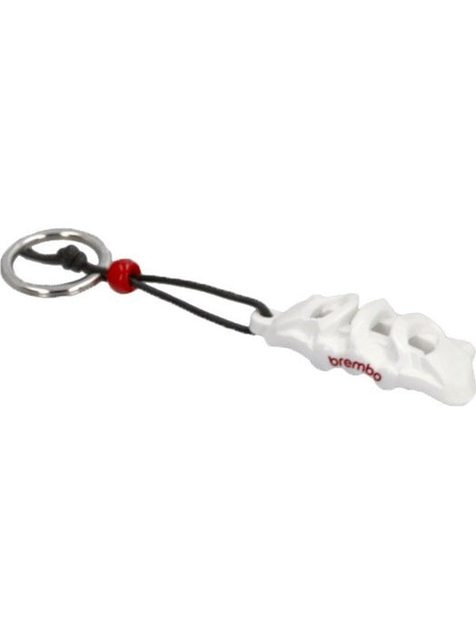 Brembo Caliper Keyring Keychain White KEYRING-CALIPER-WHITE Brembo - Micks Gone Bush