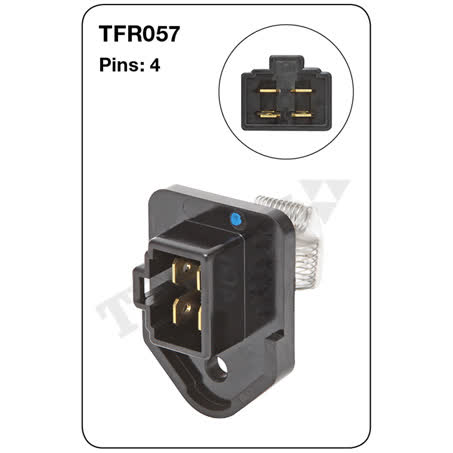 Tridon Air Conditioning Resistor TFR057, 4 Pin AIR CONDITIONING RESISTOR TRIDON - Micks Gone Bush