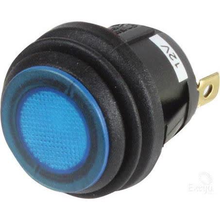 Narva Rocker Switch Off/on Spst Blue LED 20A 12V Part No. 62037BL SWITCH NARVA - Micks Gone Bush