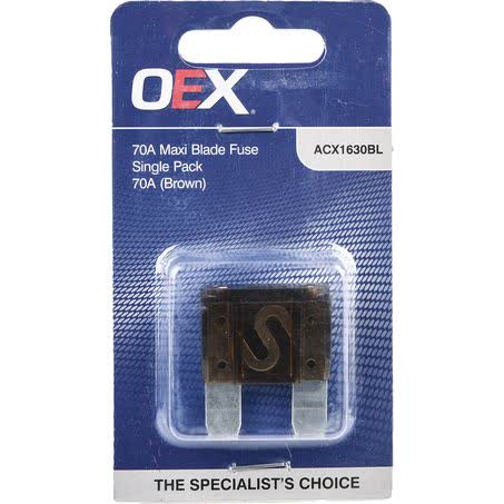 OEX Maxi Blade Fuse 70A Brown Single Pack ACX1630BL FUSE OEX - Micks Gone Bush
