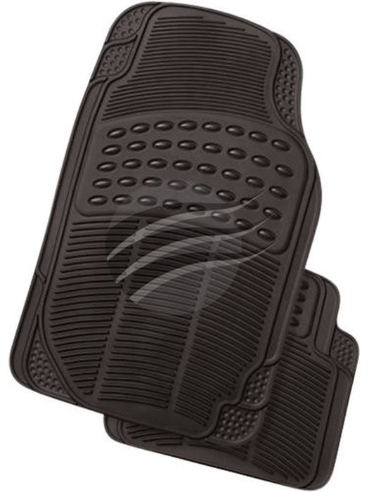 Roadgear Set 4 Universal Rubber Mats Hidden Valley Series Black LB72 Road Gear ROAD GEAR - Micks Gone Bush