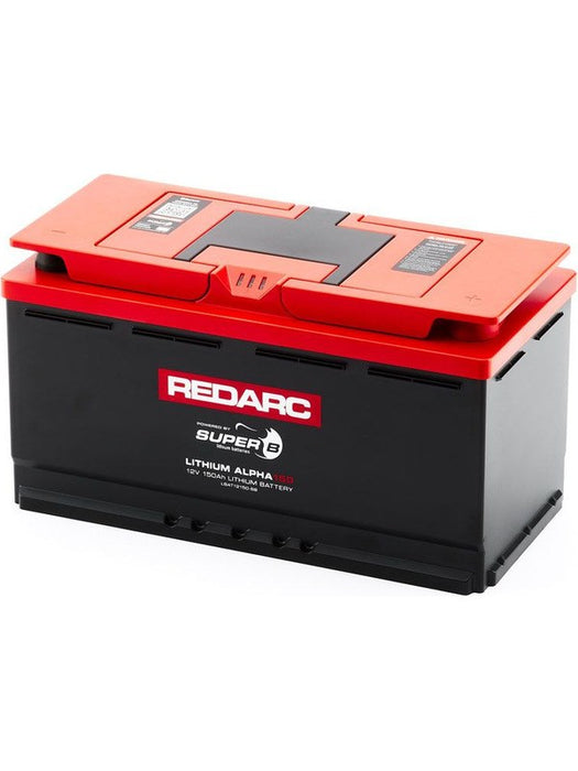 Redarc Alpha150 150Ah Lithium Battery 16Kg 490 x 320 x 290 LBAT12150-SB Batteries Redarc - Micks Gone Bush